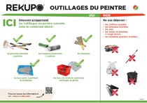 Les outillages du peintre